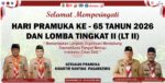 Hari Pramuka ke-65 kwarran pasarkemis pacu generasi muda lewat lt II.